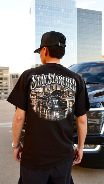 STAY STARCHED CHROME T-SHIRT