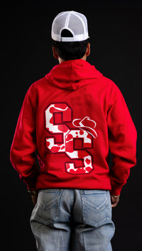 RED SS HOODIE