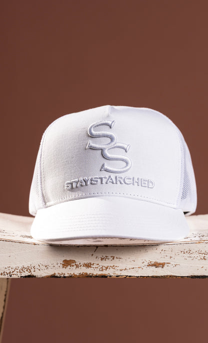 ALL WHITE SS CAP