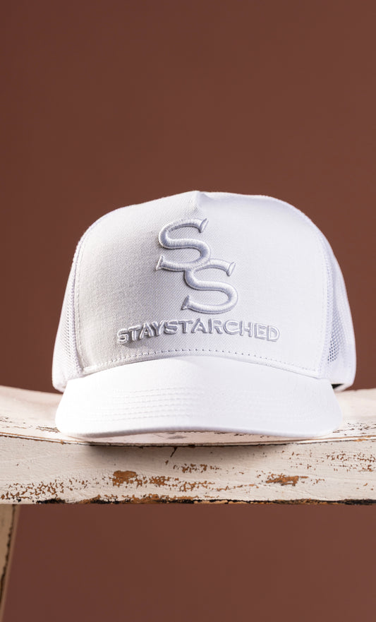ALL WHITE SS CAP