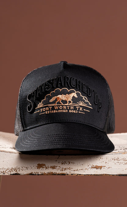 BLACK "HORSE" SS CAP