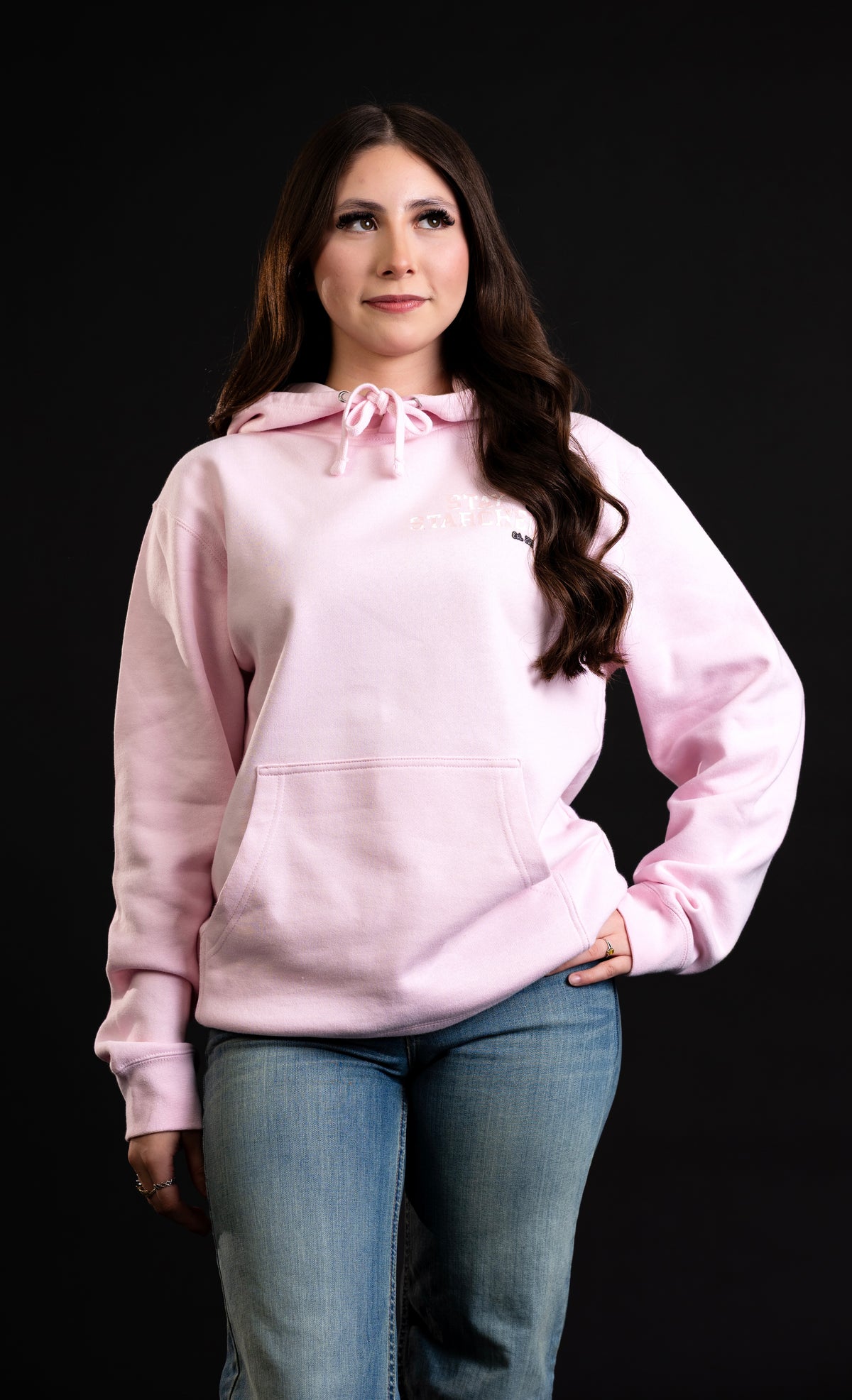 PINK SS HOODIE
