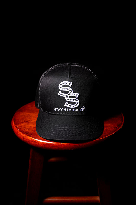 BLACK AZTEC PRINT SS CAP