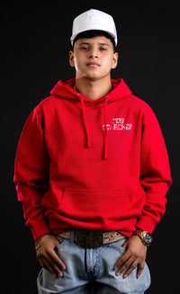 RED SS HOODIE