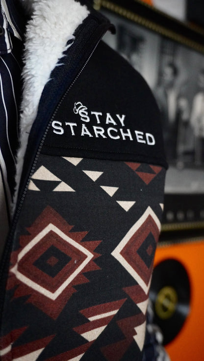 NATIVE CREAM AZTEC VEST