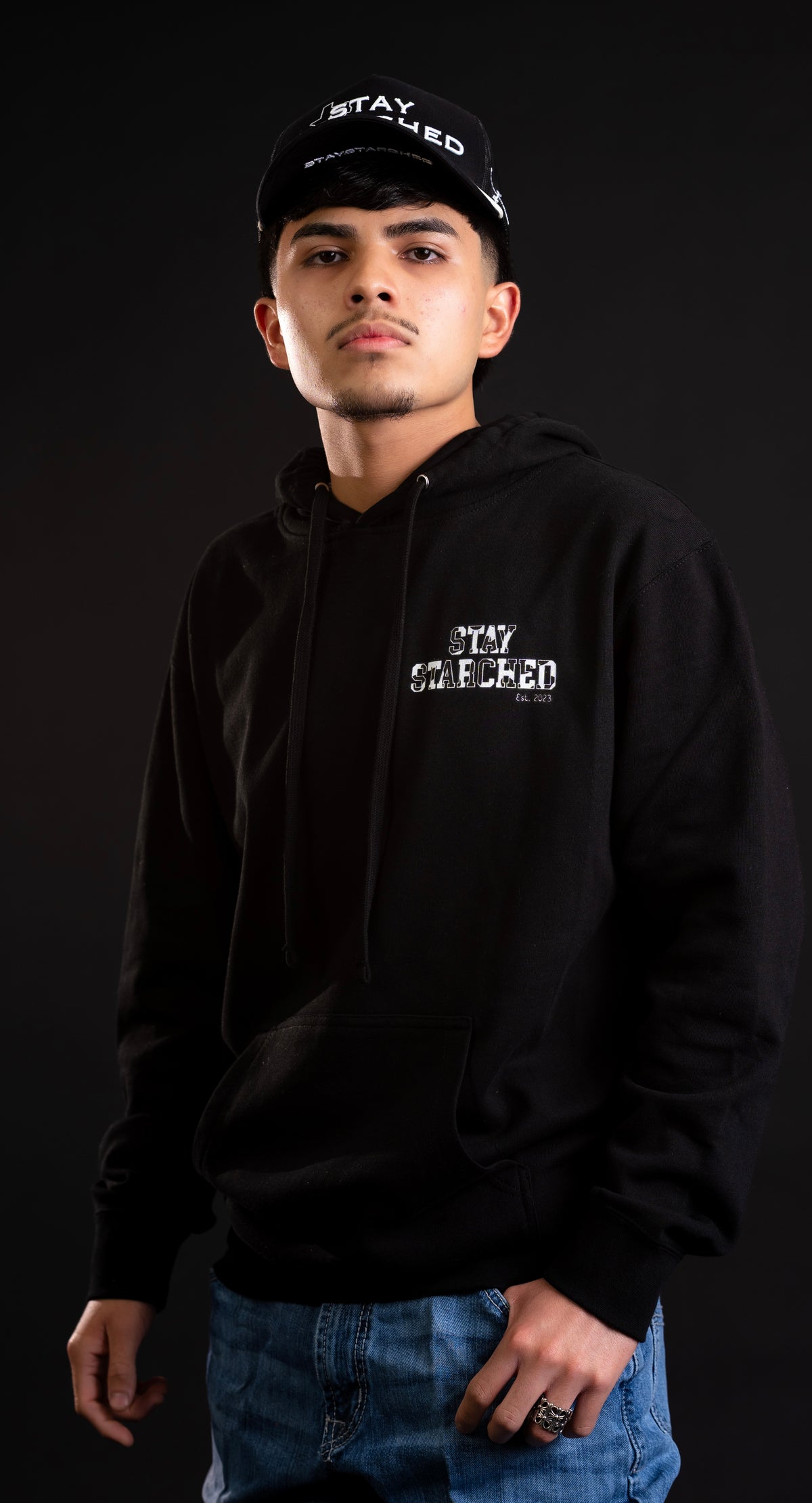 BLACK SS HOODIE