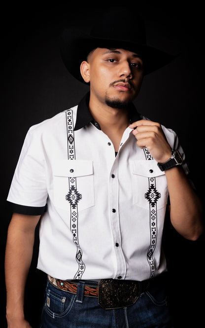 WHITE STRIPE AZTEC