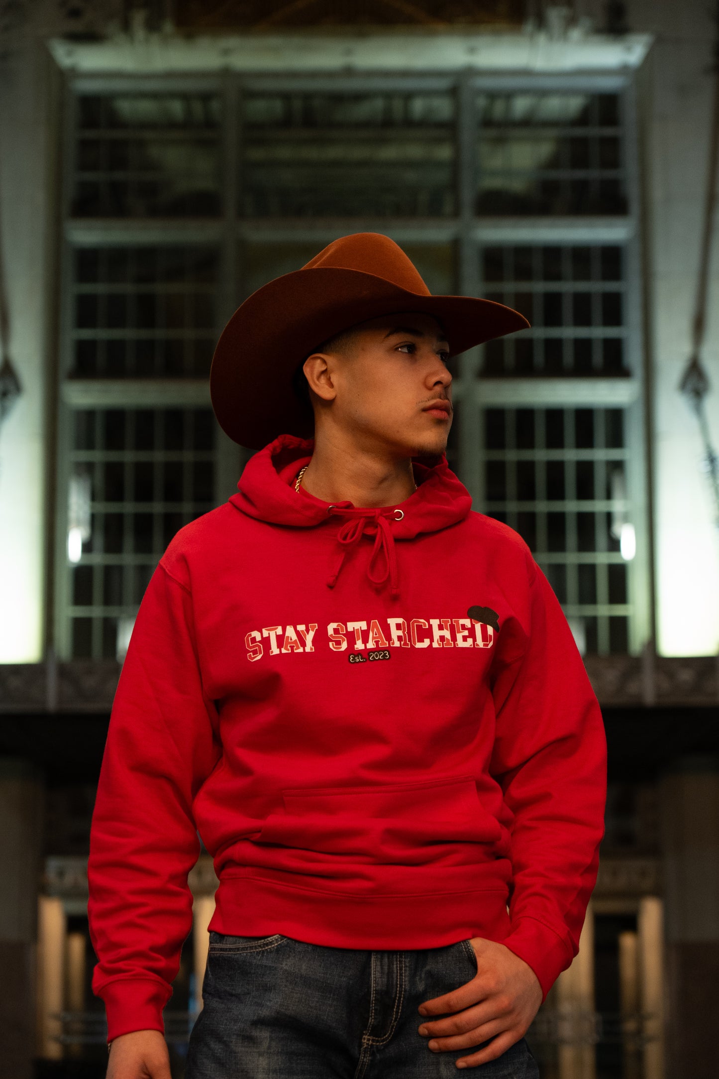 RED SS HOODIE