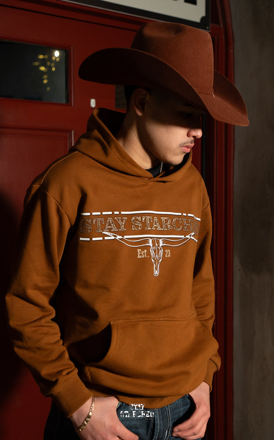 BROWN SS HOODIE