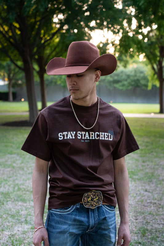 BROWN SS T-SHIRT