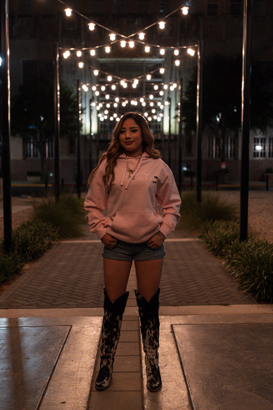 LIGHT PINK SS HOODIE