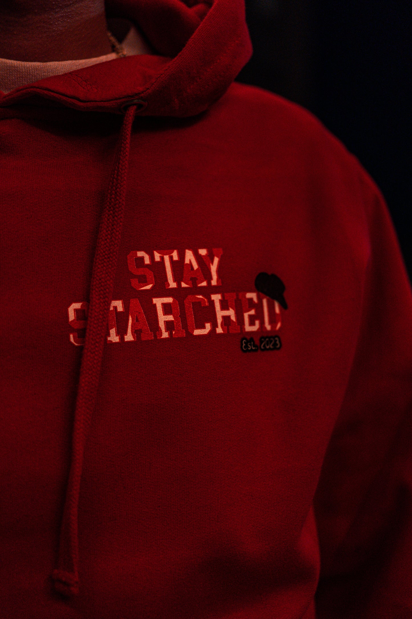 RED SS HOODIE