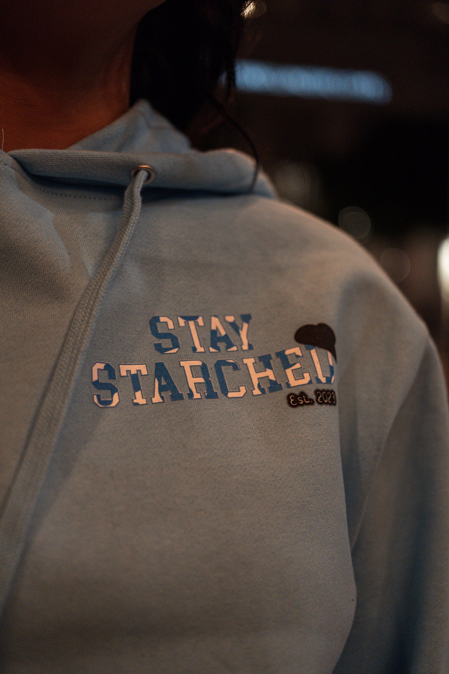 BABY BLUE SS HOODIE