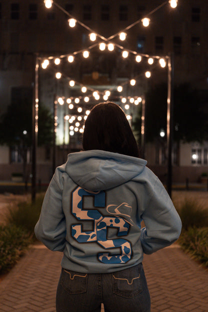 BABY BLUE SS HOODIE