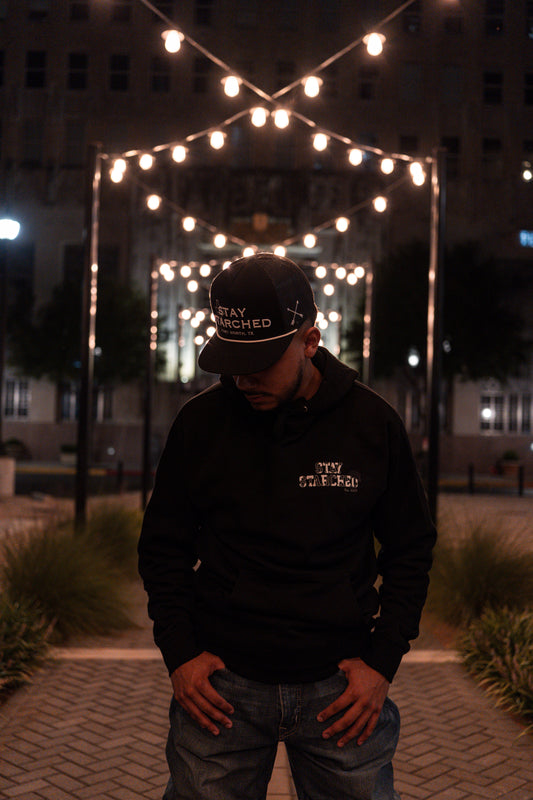 BLACK SS HOODIE