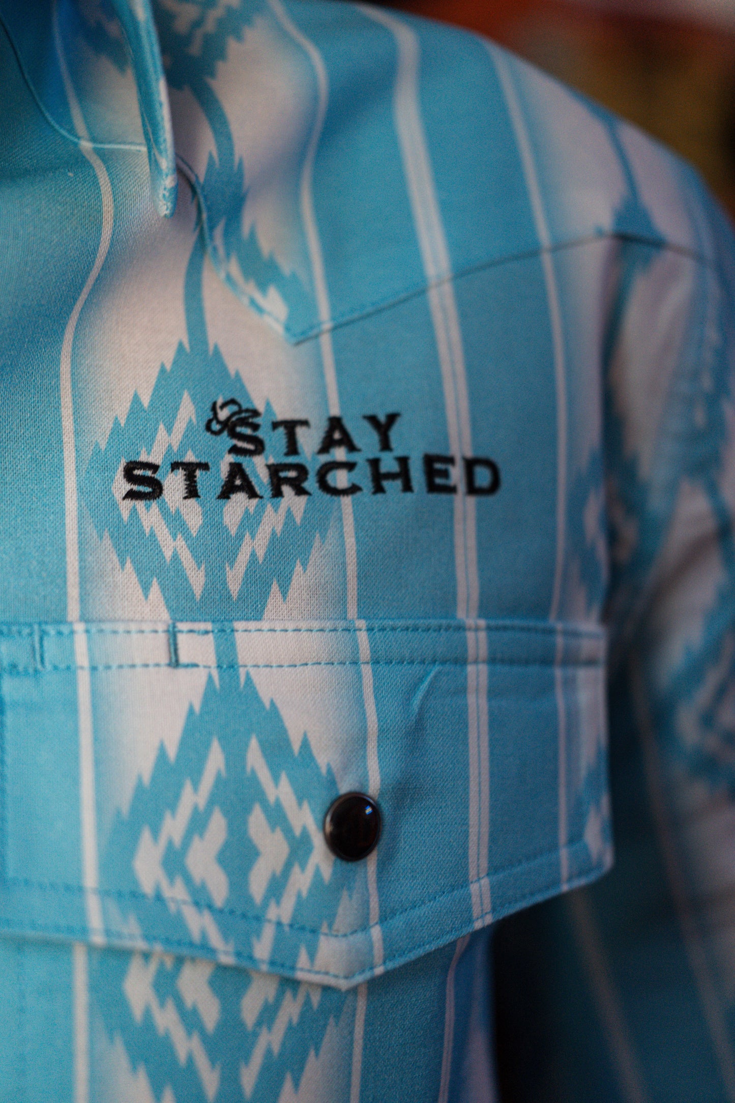 SS Button up (Sky Blue) Short Sleeve