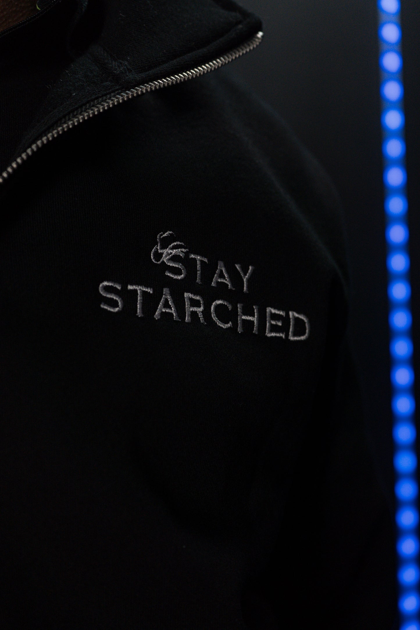 BLACK (SS) QUARTER ZIP