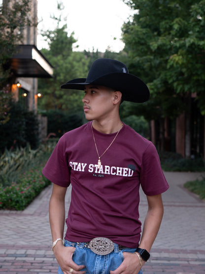 MAROON SS T-SHIRT