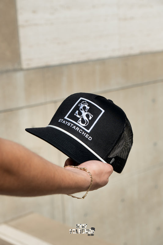 BLACK SS ROPE CAP