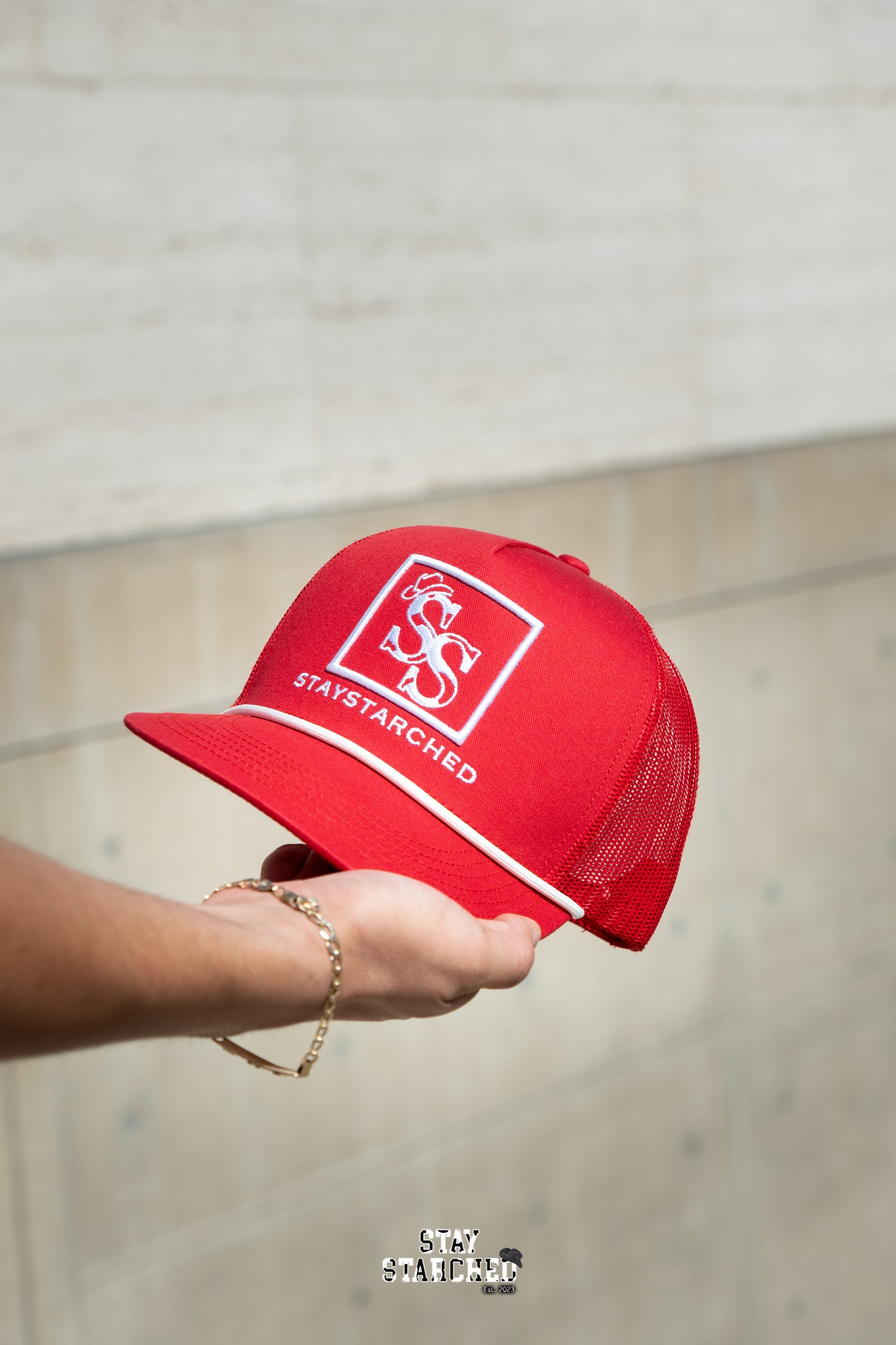 RED SS ROPE CAP